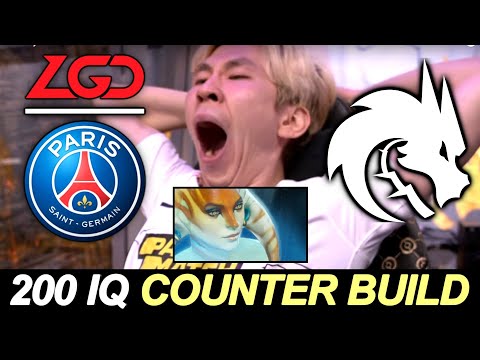 PSG.LGD vs SPIRIT Game 1 — Naga Siren 200 IQ Counter Build TI10 Grand Final