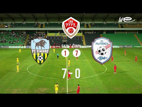 ⚽ REZUMAT LIGA 7777, FAZA 1 – ETAPA 7, ZIMBRU - POLITEHNICA UTM 7-0