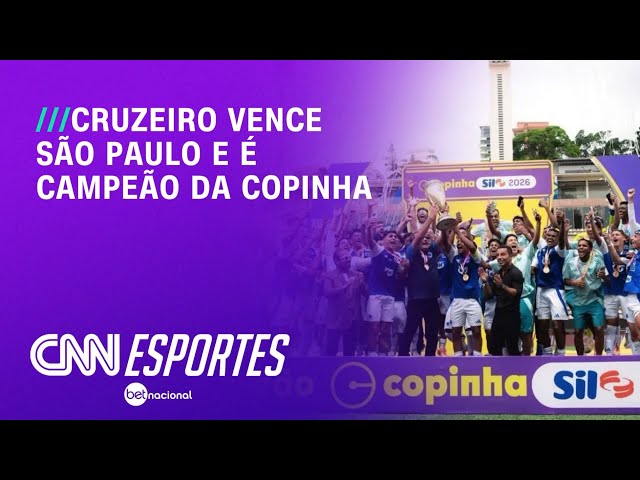 Cruzeiro garante título da Copinha após vitória sobre o São Paulo | CNN NOVO DIA