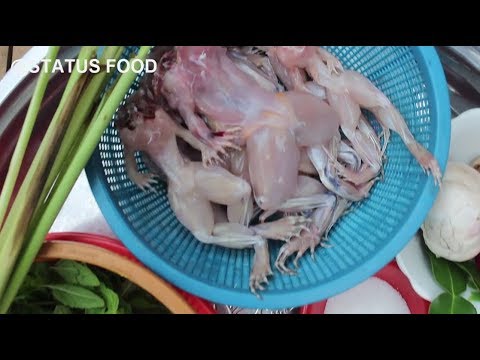Status Food Recipe - Spicy Fried Frog With Chili Peppers - Fried Frog Recipe