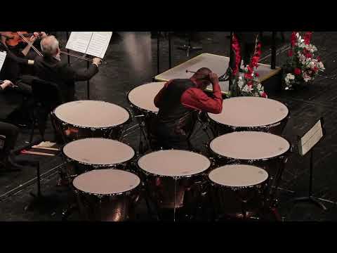 Douglas Cardwell plays the Fischer Timpani Concerto for 8 Timpani