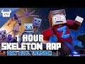 1 HOUR MINECRAFT SKELETON RAP I Ve Got A Bone Dan Bull Animated Music Video