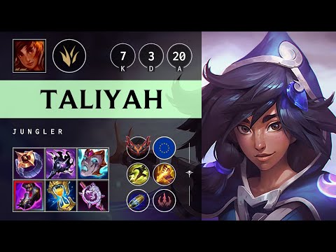 Taliyah Jungle vs Talon - EUW Grandmaster Patch 25.20