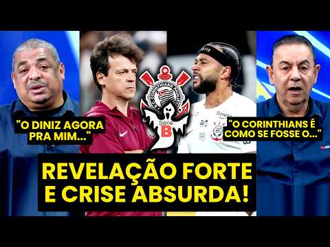 LOUCURA??? “Cara, FOI REVELADO que o DINIZ SÓ NÃO FOI DEMITIDO DO CORINTHIANS porque…” VEJA DEBATE