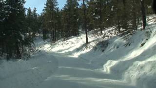 preview picture of video 'Driving Pagosa Springs -- Driving Up Indian Land Road In January 2009'