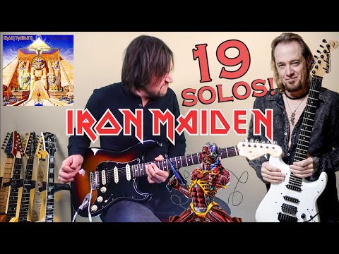 Tribute To Adrian Smith (Iron Maiden) - 19 Of His Best Guitar Solos - by Ignacio Torres