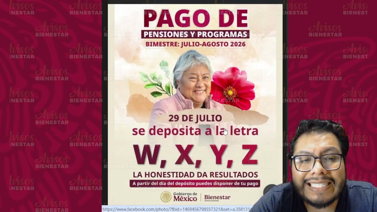 ¡A QUIEN LE TOCA PAGO! de programas y pensiones del bienestar, hoy 29 de julio adultos mayores