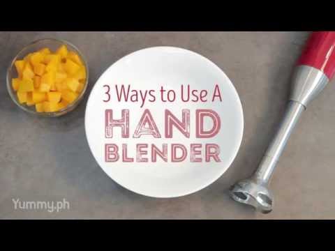 YouTube video about: How to use hand blender without splashing?