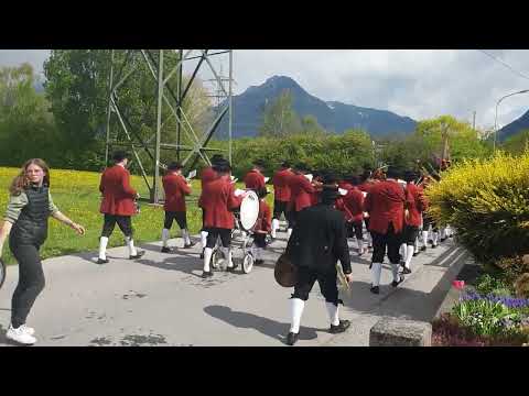 1. Mai 2022 mit der Bürser Blasmusik