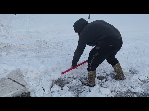 Road conditions still dangerous while crews continue to clear snow