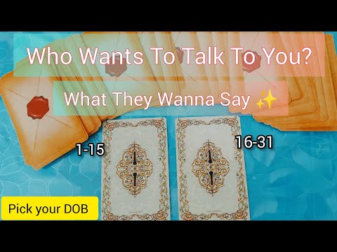 Who Wants To Talk To You Why? What Do They Wanna Say ✨ Hindi Tarot Reading 🔮 Today