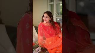 Orange Raw Silk Lehenga Choli with Potli - Video 1