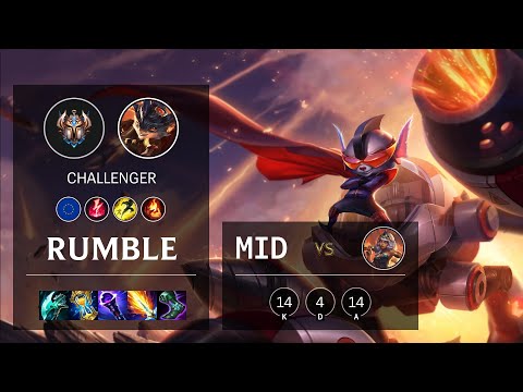 Rumble Mid vs Qiyana - EUW Challenger Patch 11.6