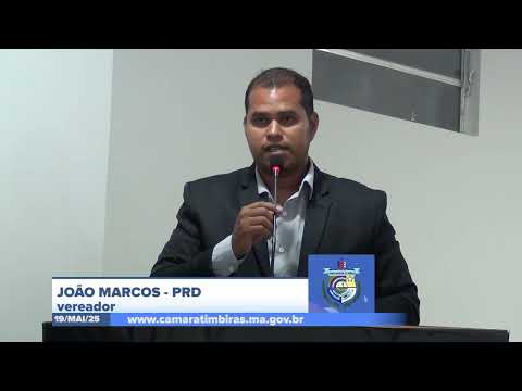  SESSÃO DIA 19/05/2025 – I PRONUNCIAMENTO DO VEREADOR JOÃO MARCOS