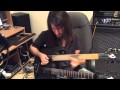 Bumblefoot recording fretless guitar solo to "Little ...