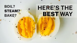 BEST Way To Make Hard Boiled Eggs! [Easy to Peel, Too]