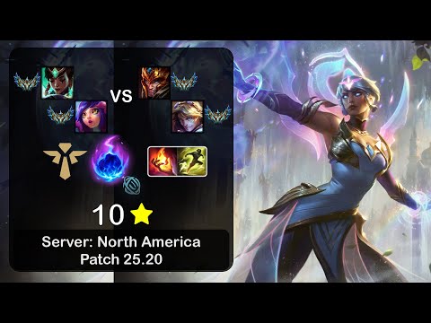 Karma Support + Neeko vs Jarvan IV + Ezreal - NA Challenger - Patch 25.20