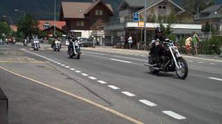 preview picture of video 'HOGOB - Swiss Harley Days Parade Interlaken'