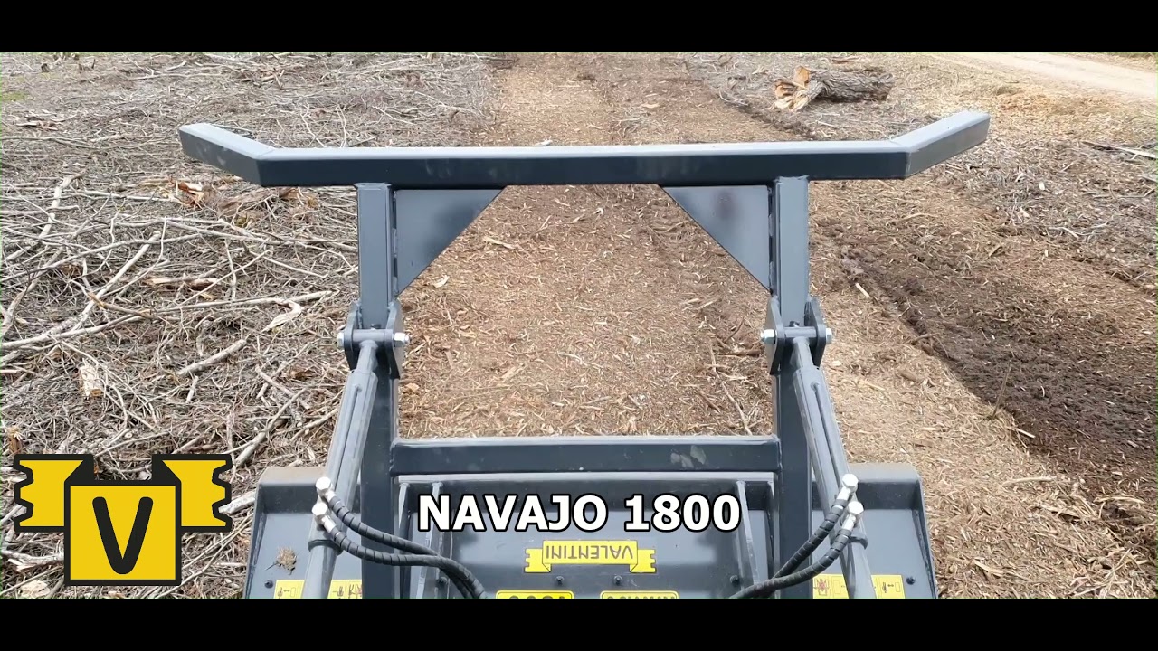 VALENTINI NAVAJO TLT hajtású erdészeti mulcsozó tereprendezési és növényzeti szabályozási feladatokra