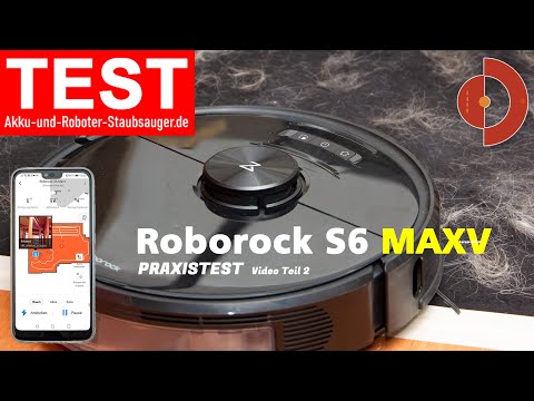 Roborock S6 MaxV Test Reinigungsleistung und Roborock App  [ Saugroboter Test]