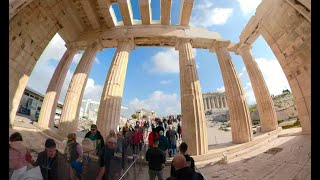 Acropolis of Athens - the Parthenon and the remains of ancient buildings   [ 360 VR 4K ]  - PART 1 -