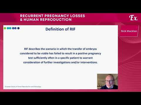 ESHRE good practice recommendation for recurrent failure implantation