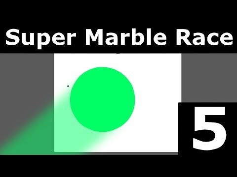 Super Marble Race #5 | "Black Hole Survival" | (Algodoo)