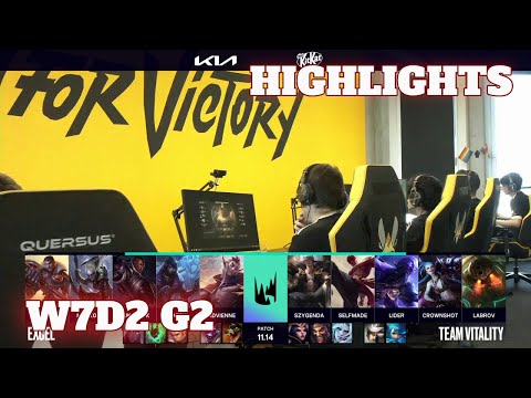 XL vs VIT - Highlights | Week 7 Day 2 S11 LEC Summer 2021 | Excel vs Vitality