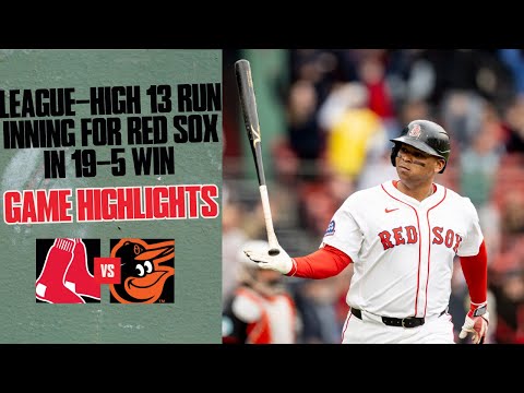 FULL HIGHLIGHTS: Red Sox Rock Orioles in 20-Hit Game at Fenway Park (5/23/25)