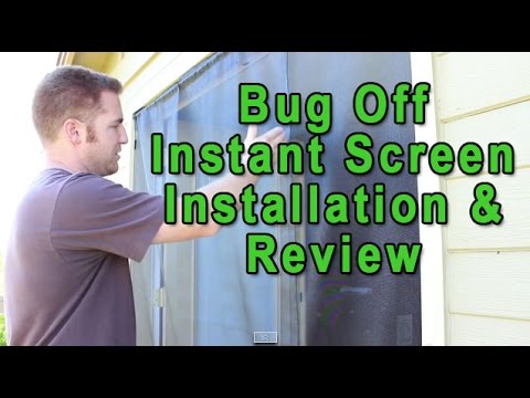 Bug Off Instant Screen Door Review Better Than Magic Mesh Screen