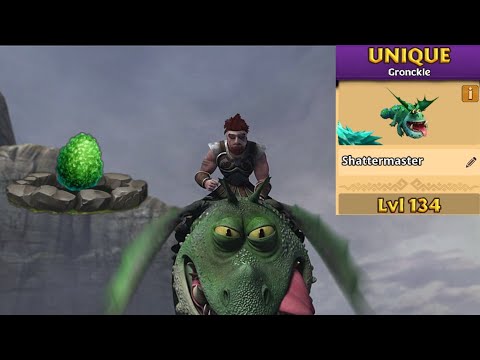 Shattermaster Max Level 134 Titan Mode - Unique Gronckle - Dragons:Rise of Berk