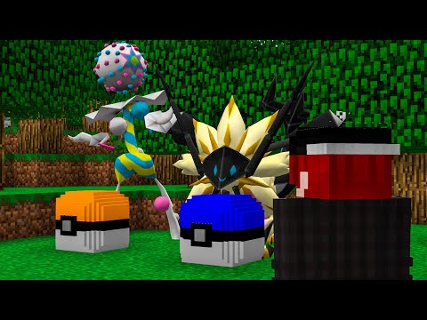 Lucky Pixelmon Lendária VS Lucky Pixelmon Ultra Beast no Minecraft Pixelmon