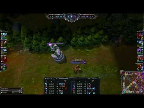 Ashe sniping Twisted Fate - Bot To Top