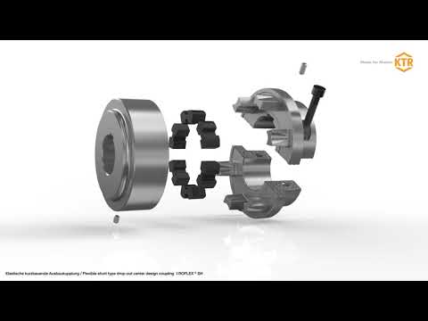 ROFLEX® SH Split torsionally flexible, failsafe shaft coupling | KTR Systems