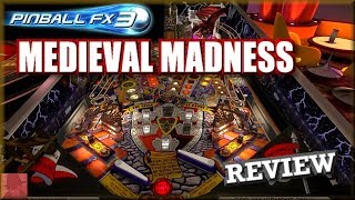 MEDIEVAL MADNESS : Pinball FX3 - Williams Pinball Vol 1 - PS4 - with Commentary !!