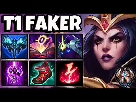 T1 Faker Leblanc MID vs Lucian - Patch 11.13 Korea Challenger ✅