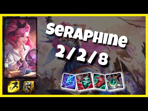 Seraphine Challenger Gameplay S11 Replay 11.4 Support (2/2/8) - KOREAN