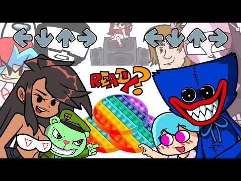 FNF Characters Tournament | POP-IT Battle | FRIDAY NIGHT FUNKIN ANIMATION | FNF Compilation