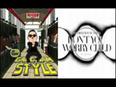 Swedish house mafia don't you worry child VS PSY gangnam style