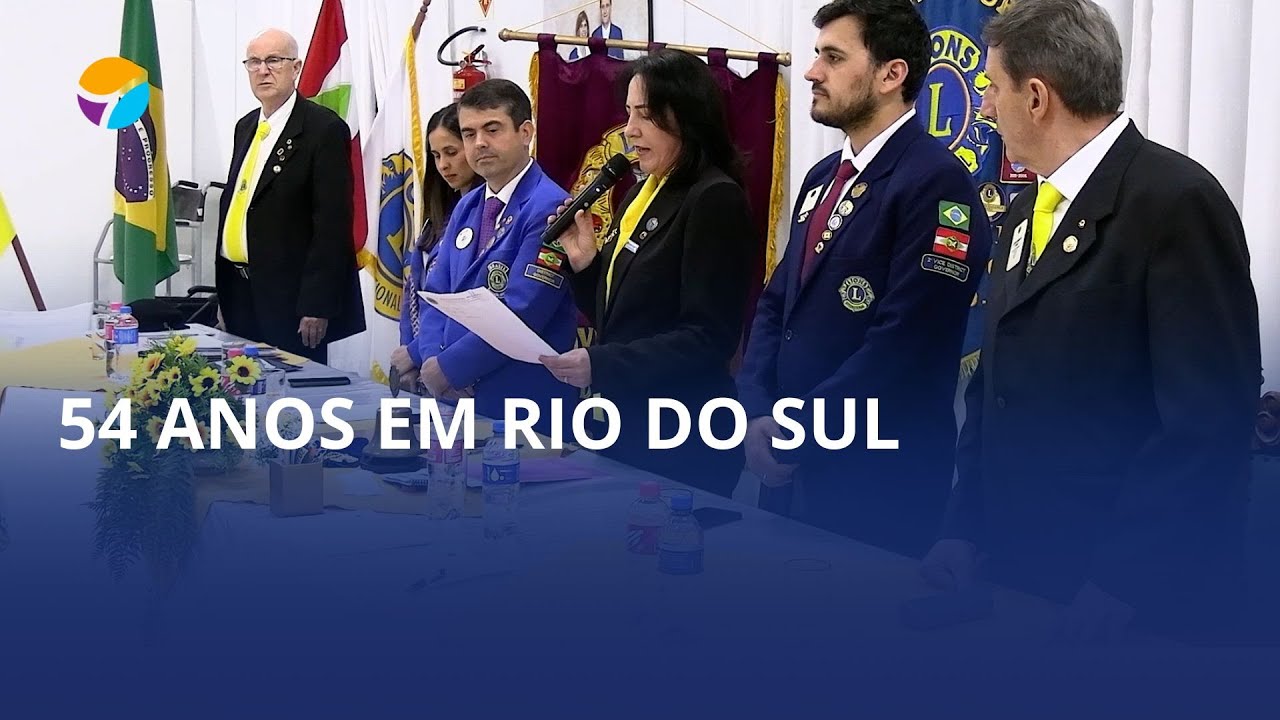 54 anos de solidariedade e compromisso com Rio do Sul 🎉
