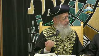 רחיצה בתשעת הימים - מנהג בני ספרד ואשכנז I מרן הראשון לציון הגאון רבי דוד יוסף שליט"א (מוסדות יחווה דעת) - התמונה מוצגת ישירות מתוך אתר האינטרנט יוטיוב. זכויות היוצרים בתמונה שייכות ליוצרה. קישור קרדיט למקור התוכן נמצא בתוך דף הסרטון