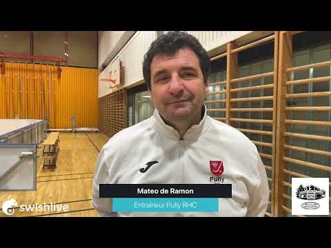 Pully RHC - RSV Weil / Interview d’après-match de Mateo de Ramon, entraîneur du Pully RHC