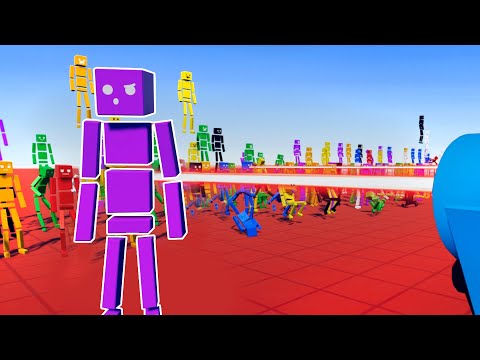 1000 RAGDOLL ZOMBIES vs 20 LASER CANNONS - Fun With Ragdolls Funny Moments Gameplay