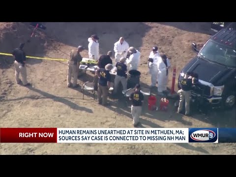 Human remains unearthed at site in Methuen, MA