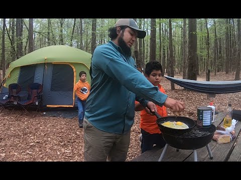 Campamento y pesca de Spotted Bass y una captura inesperada. #Camping #SpottedBassFishing