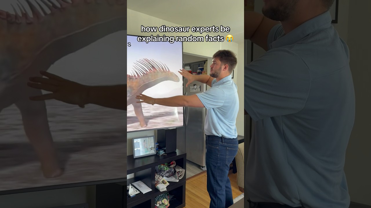 Because of the BONES #shorts #dinosaur #funny