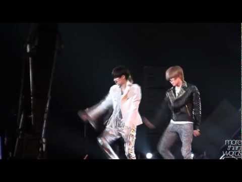 111229 SBS Gayo daejun Jongin fancam