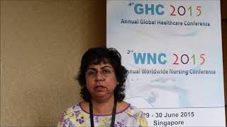 Dr. Manohari Balasingam at GHC Conference 2015 by GSTF Singapore