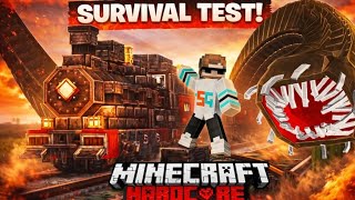 Minecraft Hardcore Survival Test 😱 | 100 Days Challenge 🔥 #minecraft #minecraftshorts 