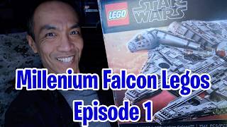 Starting the Millenium Falcom Lego Set #75192 #legostarwars